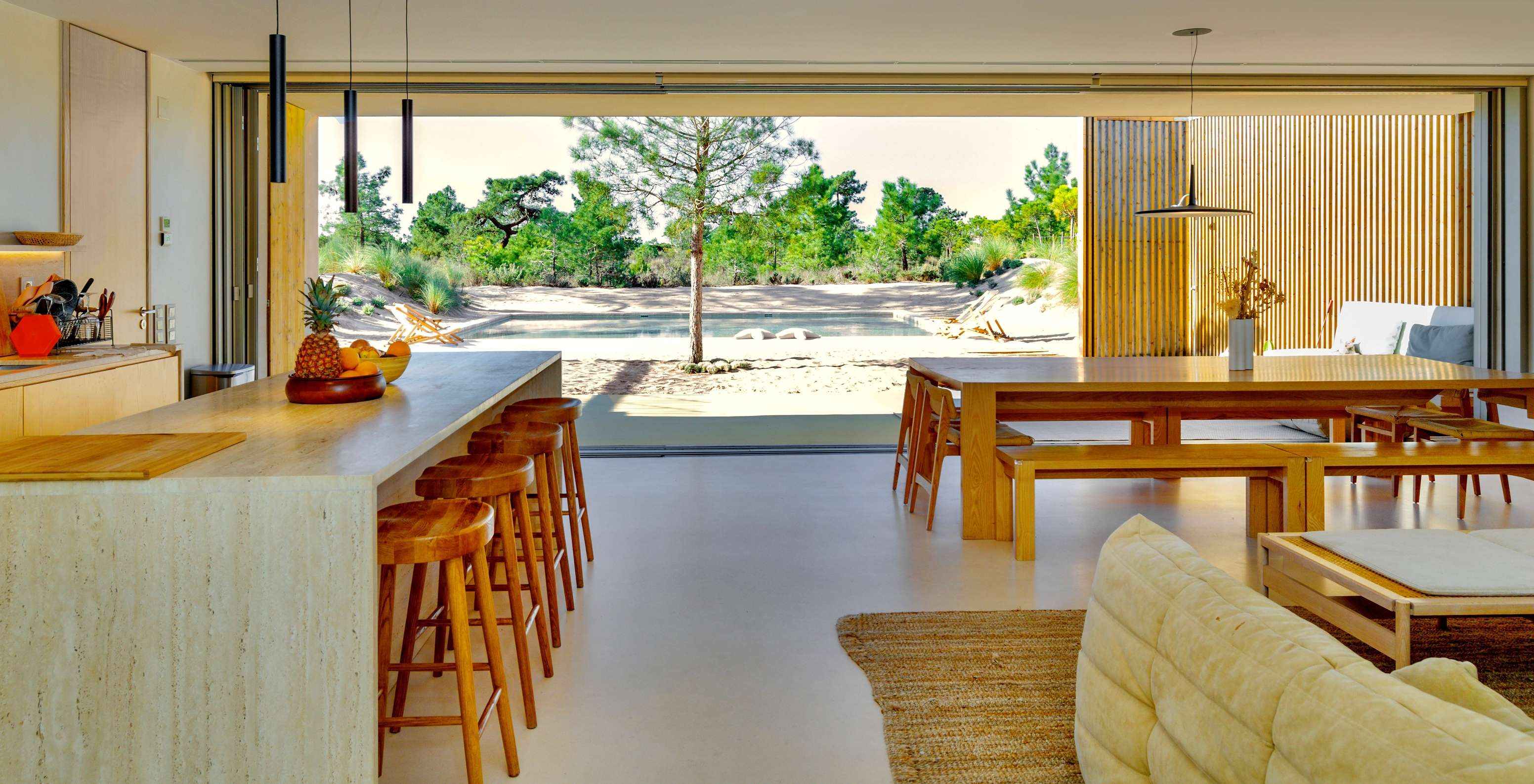 The Exclusive Premium Villas with Private Pool of Pestana Tróia Eco Resort have a room with a view of the pool outside