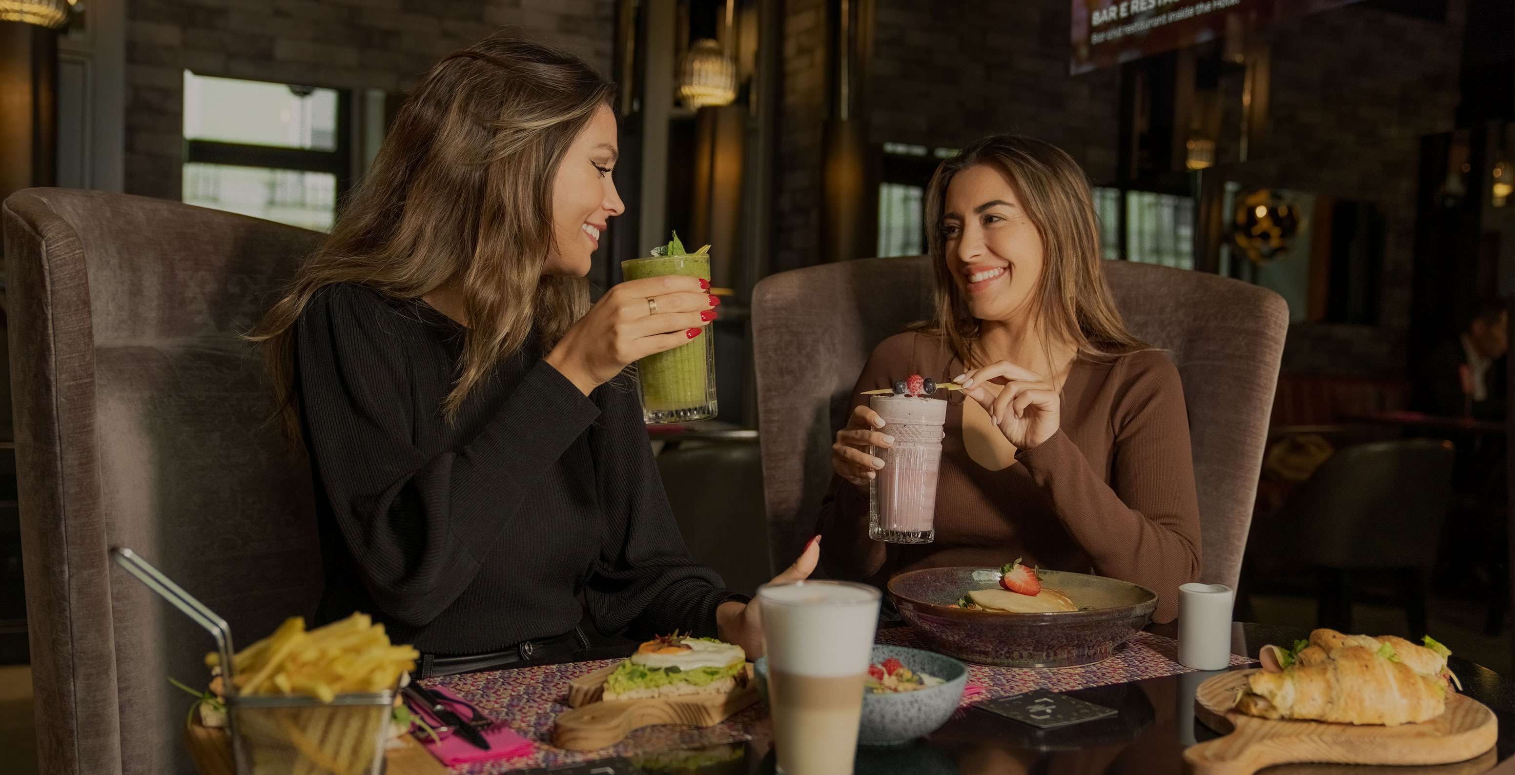 The Corner restaurant in the historic center of Lisbon serves various meals, including toasts, pancakes, and croissants