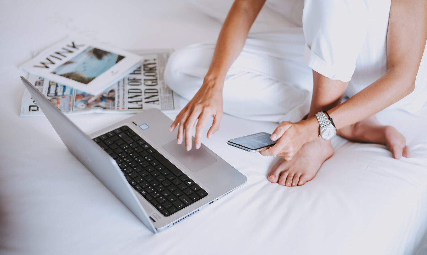 The T2 Apartment at Pestana Madeira Beach Club has a double bed where you can work on the computer