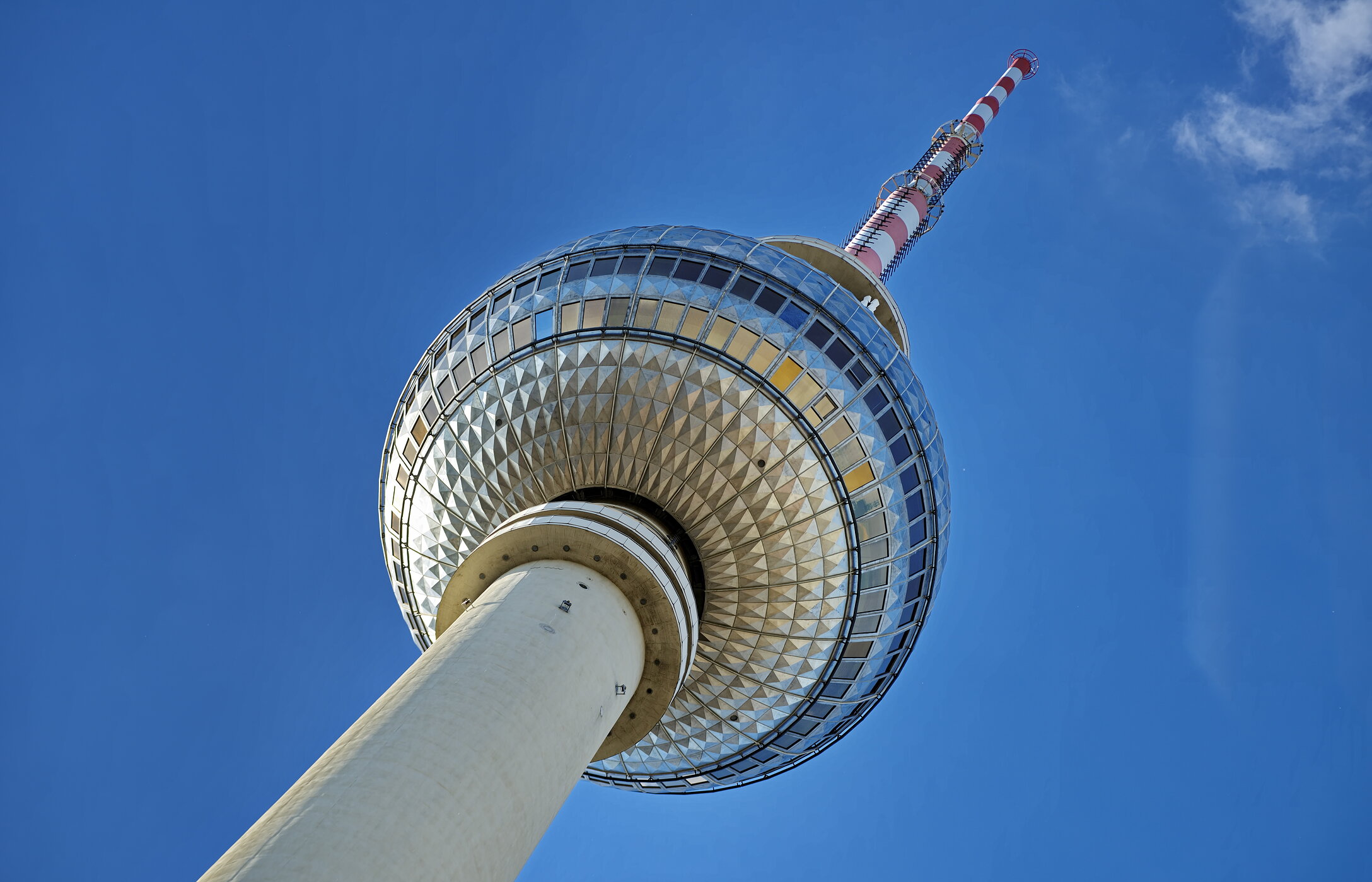 Paysage urbain de la Tour de Télévision située à Alexanderplatz, Berlin, un symbole de la capitale allemande
