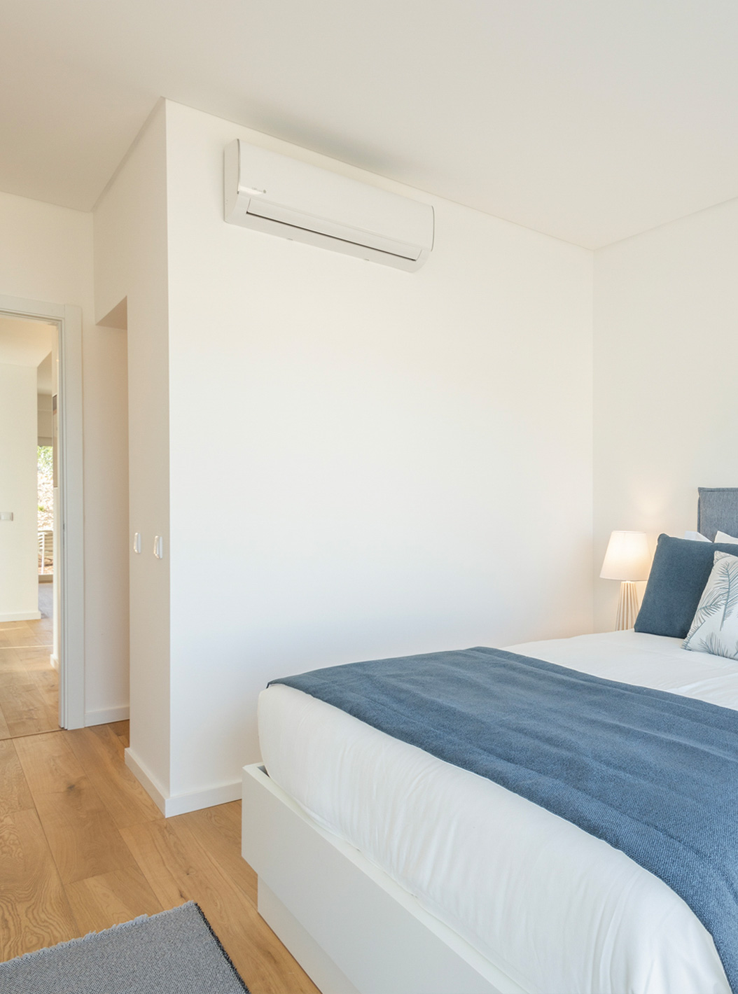 Le Appartement 1 chambre au rez-de-chaussée du Pestana Valley dispose d'un lit double et de la climatisation