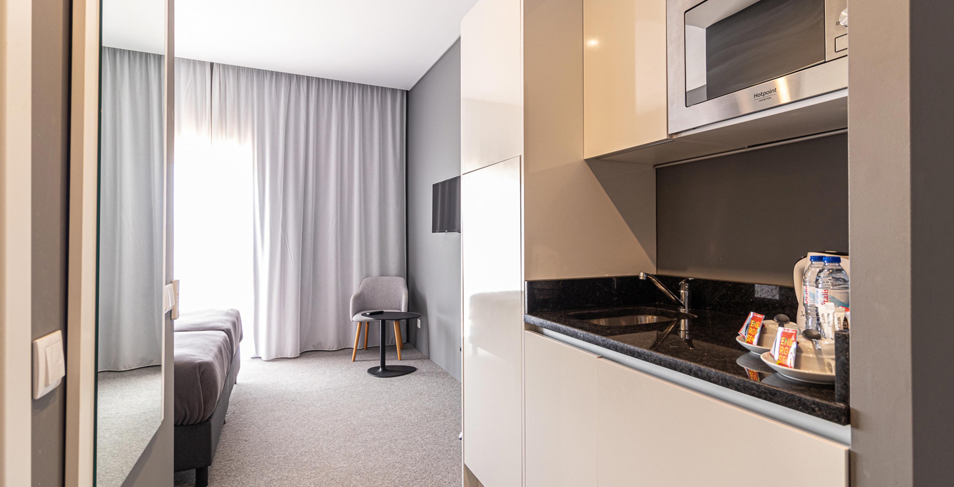 Klassieke kamer in Pestana Gramacho met kitchenette, magnetron, waterkoker en kasten