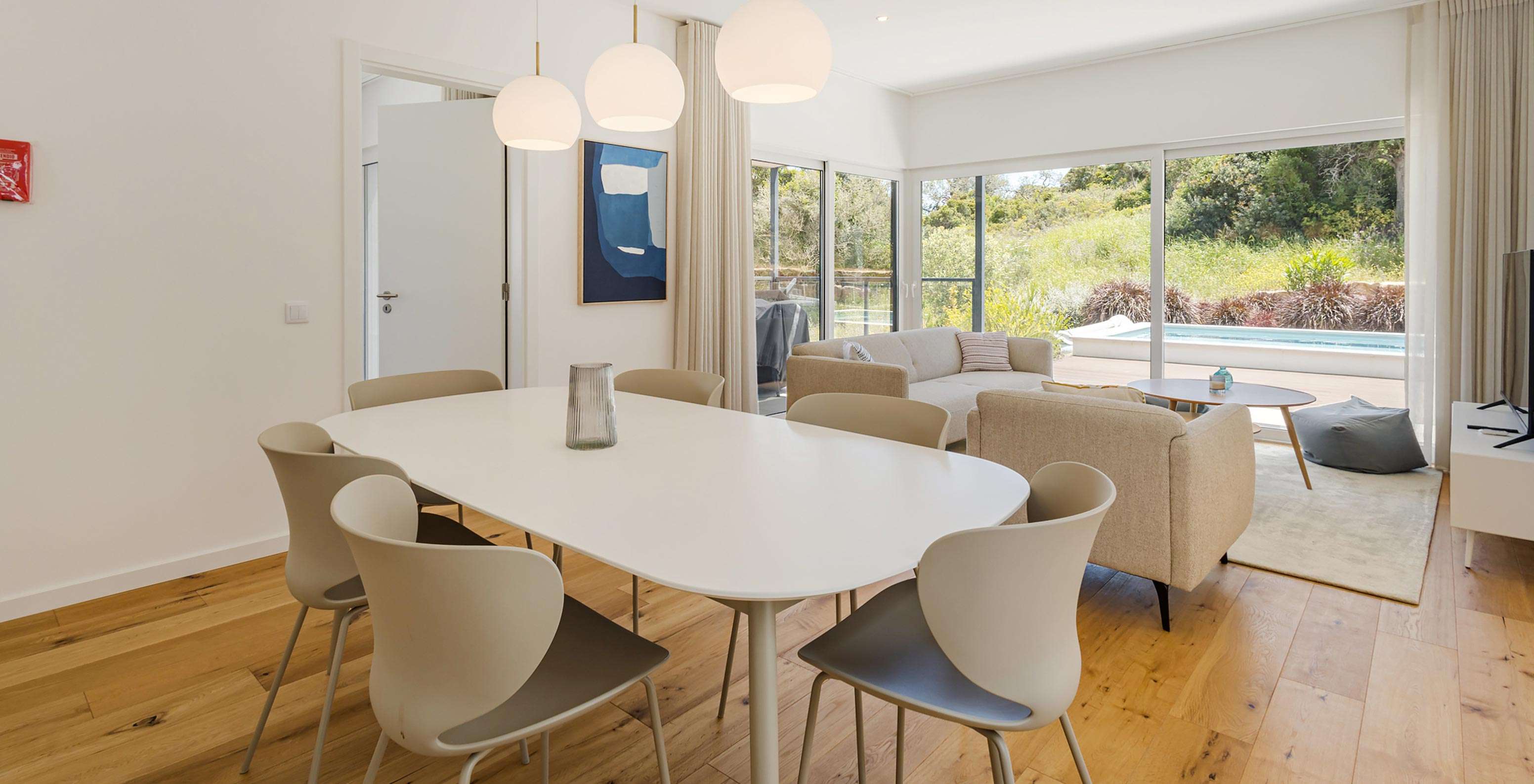 Villa in Pestana Valley met meerdere banken met uitzicht naar buiten