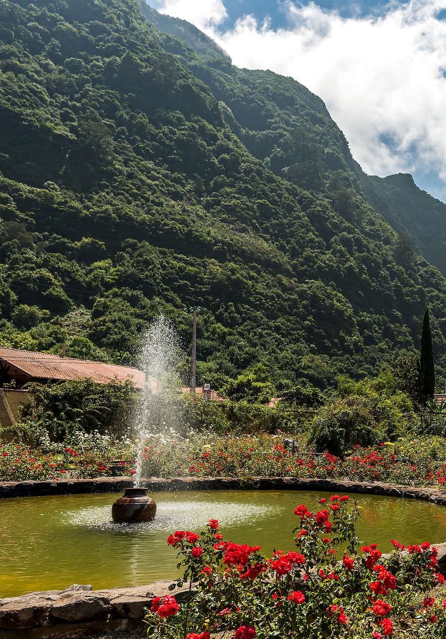 Rosengarten im Pestana Quinta do Arco, mit einem der größten Rosengärten Europas