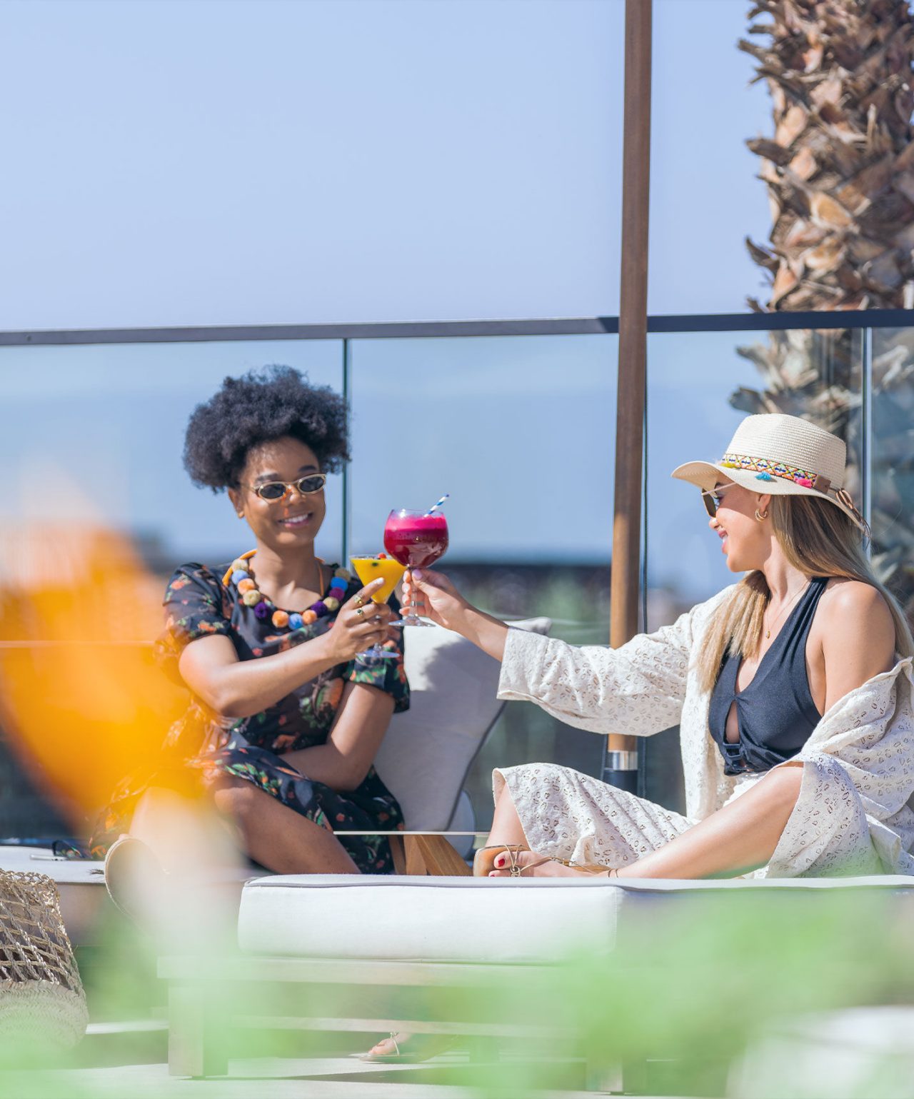 Das Pestana CR7 Marrakesch war ein Schritt zur Internationalisierung der Marke. Hier kann man Cocktails am Pool genießen