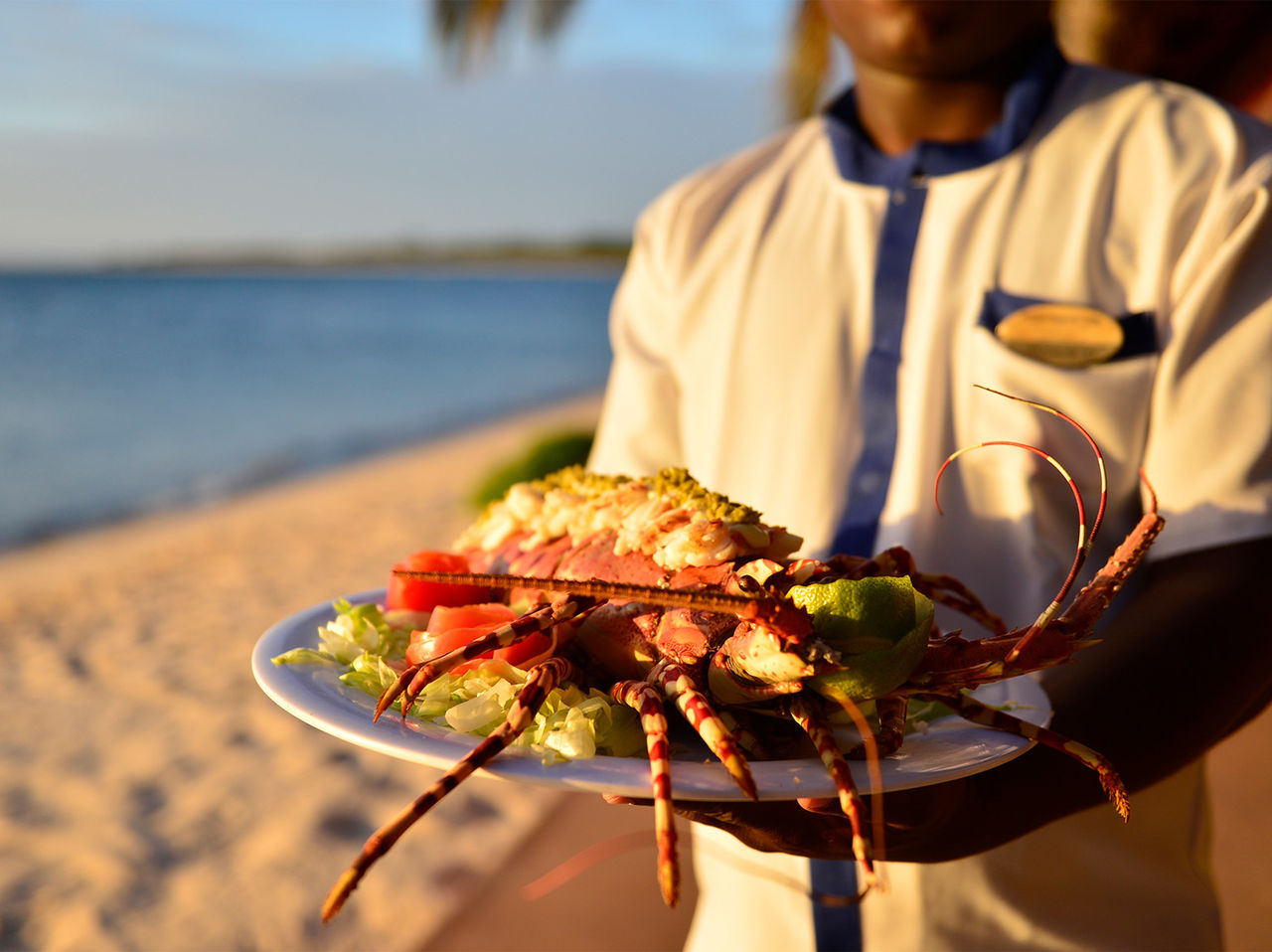 Le restaurant Flamingo de l’Eco Resort sur l’île de Bazaruto propose diverses options gastronomiques délicieuses