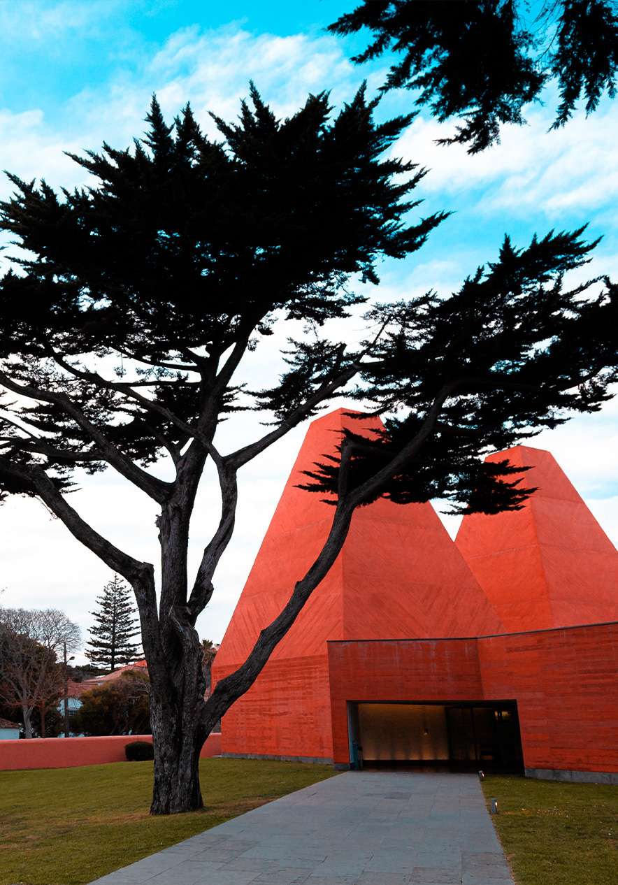 Casa das Histórias a space dedicated to the work of artist Paula Rego where modern architecture merges with contemporary art